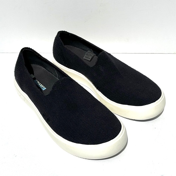 Blueview Pacific Eco-Friendly Plastic-Free Slip-On Sneaker Pitch Black 8 Womens - Picture 2 of 10